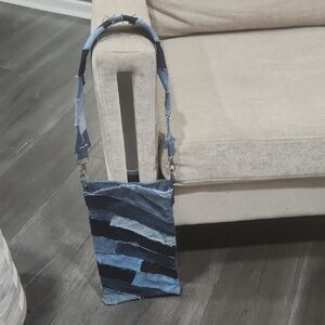 Patchwork Denim Shoulder Bag Handcrafted